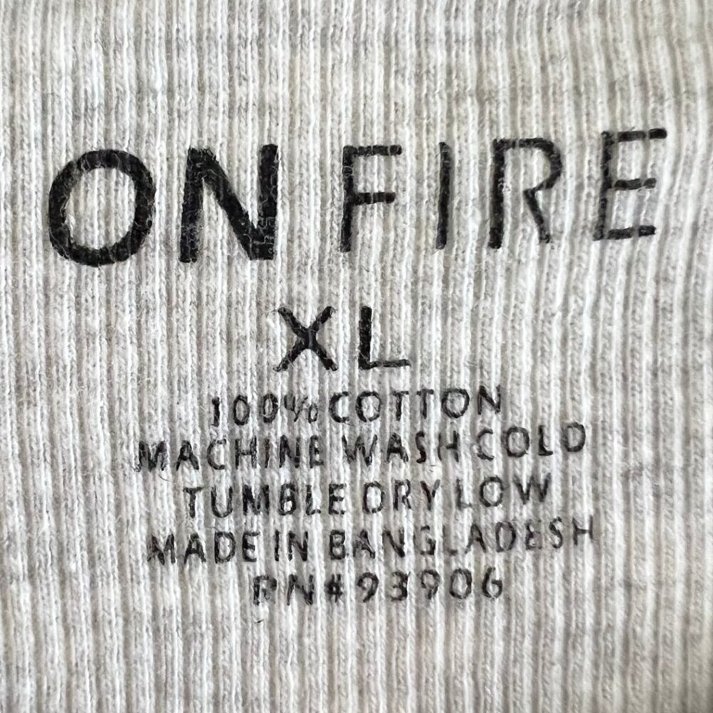 On Fire Brooklyn Cotton Ribbed Ringer Baby Tee - Picture 5 of 5
